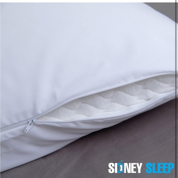 Sidney Sleep Curved Pillow Covers - Full Length Zipper Closure (063) - Picture 6 of 6